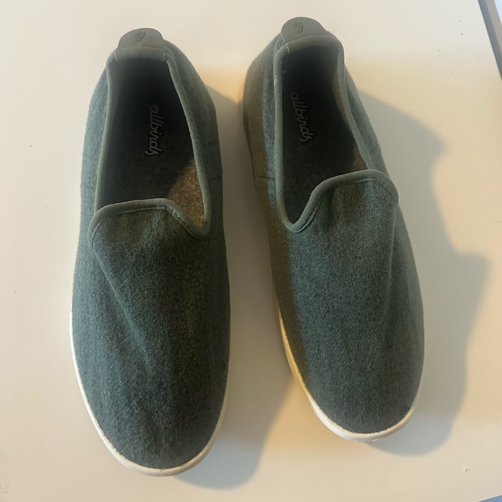 Allbirds wool loungers gray slip on womens 8